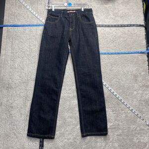 Tommy Hilfiger Jeans Women's Medium Blue Demin Straight Loose Pants